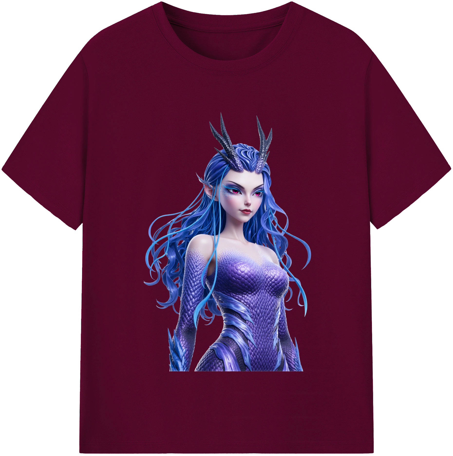 （画像用） Ne Zha 2 ナタ 魔童の大暴れ レディースカジュアルプリントTシャツ（綿100％）